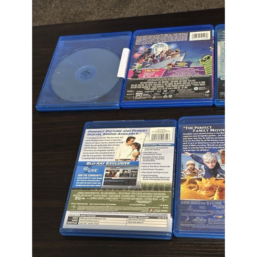 Kids Family Blu Ray Movie Lot 5 Great Pumpkin Hotel Transylvania Disney Family - Picture 6 of 8